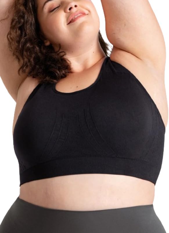 Truekind Racerback Sports Bras for Women, High Support Workout Tops for Women, Workout Bra Plus Size