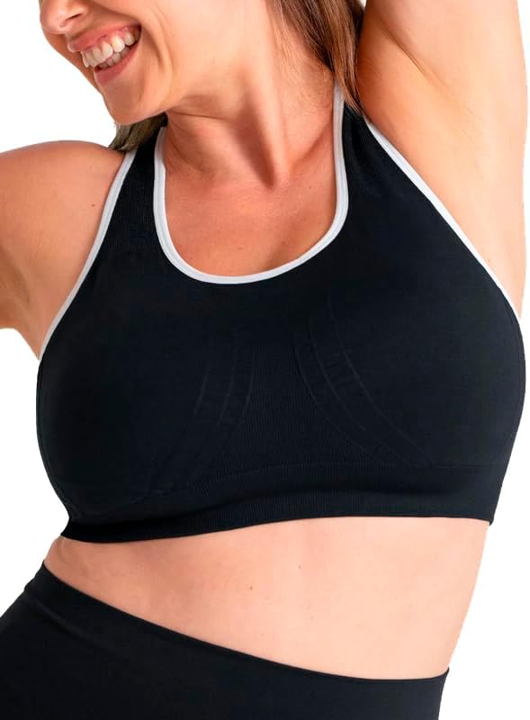 Truekind Racerback Sports Bras for Women, High Support Workout Tops for Women, Workout Bra Plus Size