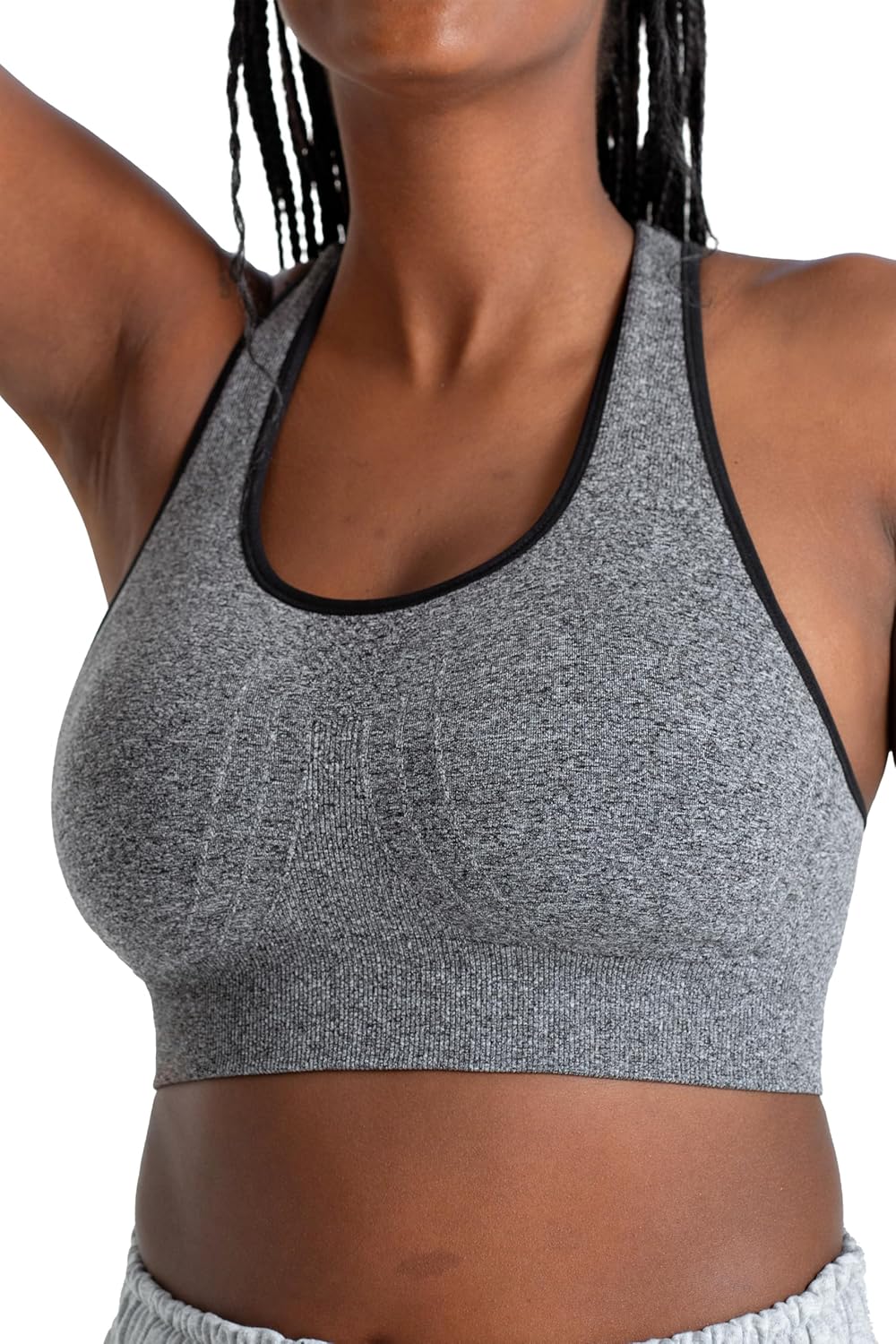 Truekind Racerback Sports Bras for Women, High Support Workout Tops for Women, Workout Bra Plus Size