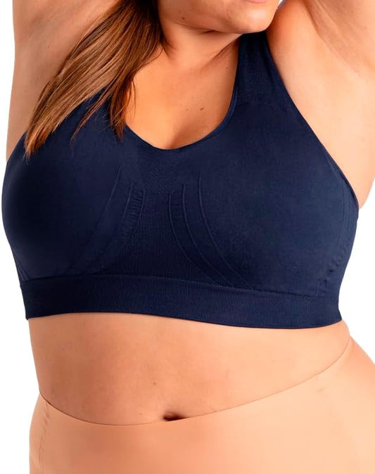Truekind Racerback Sports Bras for Women, High Support Workout Tops for Women, Workout Bra Plus Size